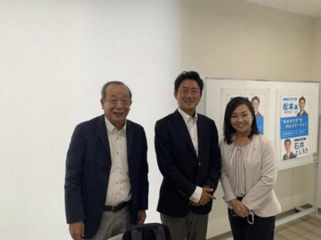 私立幼稚園の運動会で挨拶。